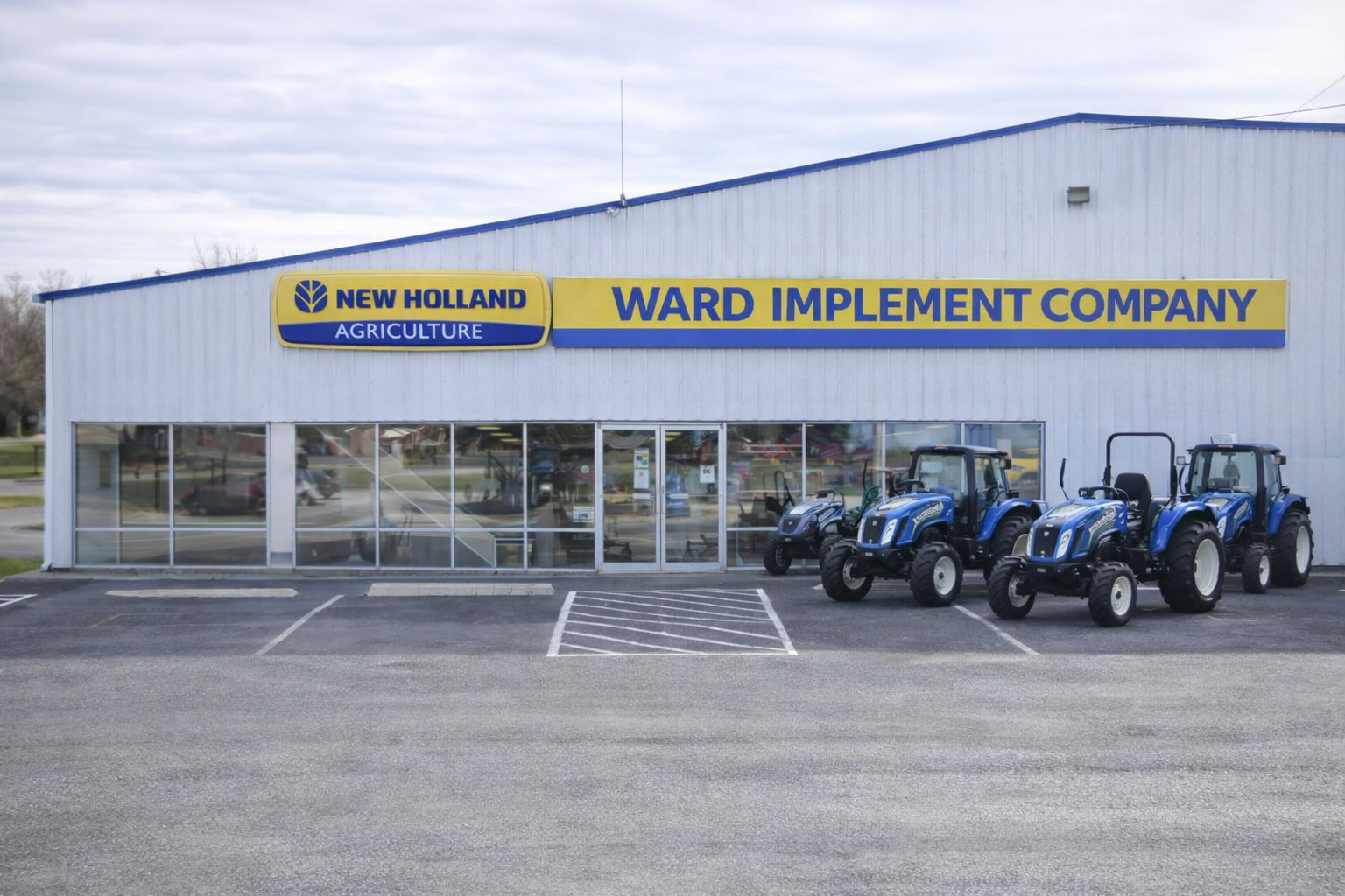 Ward Implement Co. equipment yard